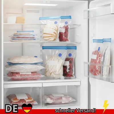 Produktbild von Lebensmittel-Vakuumbeutel Wiederverwendbare Vakuumbeutel Klein Groß