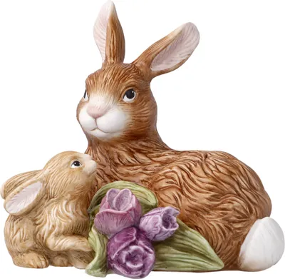 Produktbild von Goebel Figur Hase Jahreshase 2022, Osterdeko, Biskuit-Porzellan, Bunt, 12 cm, 66845221