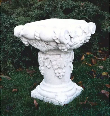 Produktbild von Casa Padrino Barock Garten Deko Stein Säule Weiß H. 47 cm - Garten Accessoires