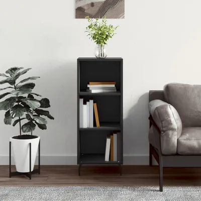 Produktbild von "2026 Promotion" Sideboard Wohnzimmer - Schwarz 34,5x32,5x90 cm Holzwerkstoff - Kommoden CC29399