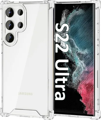 Produktbild von Samsung Galaxy S22 Ultra Hülle Schutzhülle Klar Durchsichtig Handyhülle Bumper Case Transparent