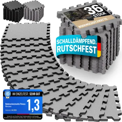 Produktbild von MONZANA Bodenschutzmatten Fitness 36 Stück
