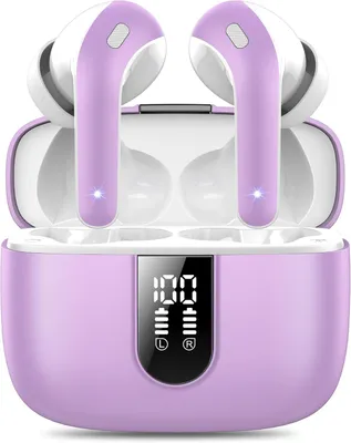 Produktbild von IKT In-Ear Kopfhörer Bluetooth 5.3, 50H Akkulaufzeit, ENC Noise Cancelling, IPX7 Wasserschutz, USB-C Ladecase