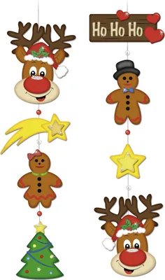 Produktbild von Deco Paper Chains Rentier, 2 Stück