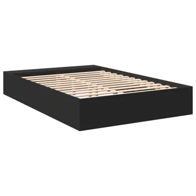 Produktbild von Bettgestell Schwarz 120x190 cm Holzwerkstoff