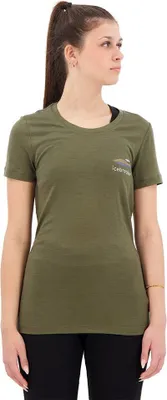 Produktbild von Icebreaker 150 Tech Lite Ii Aotearoa Merino Kurzarm-t-shirt Grün L Frau Grün L