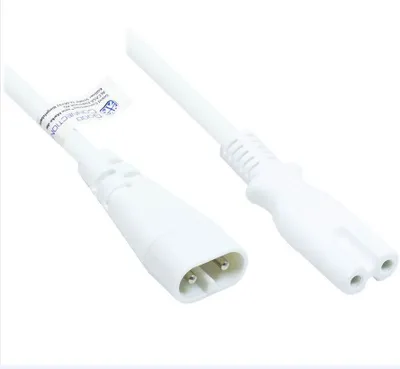 Produktbild von Good Connections Euro-Verlängerung C8-St/C7-Bu weiß 2m