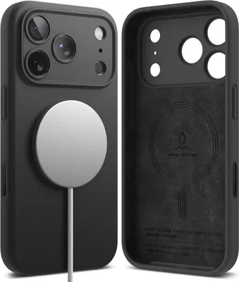 Produktbild von Fall Ringke Silikon Magnetic Magsafe Na Iphone 17 Pro Max - Czarne