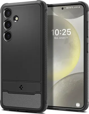 Obrázok produktu pre Spigen Rugged Armor, Ochranný obal, Samsung, Galaxy S24, 15,8 cm (6.2"), Čierna