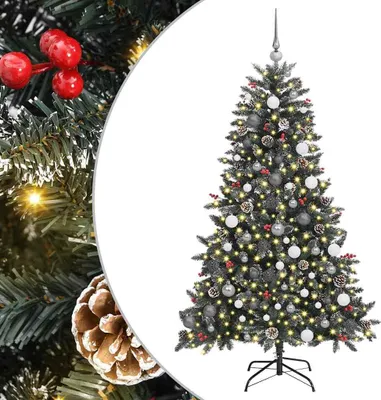 Obrázok produktu pre Umelý vianočný stromček Zelená 180 cm PVC, plast a oceľ