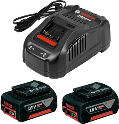 Zdjęcie produktu dla Bosch Starter-Set, Bateria, Litowo-jonowa (Li-Ion), 5 Ah, 18 V, GAL 1880 CV, Czarny
