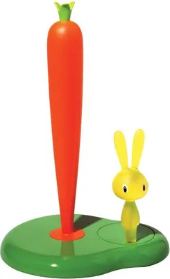 Immagine prodotto di Alessi "Bunny & Carrot" Kit.Roll Hold (Art.-Nr. ASG42 GR, EAN 8003299923724)