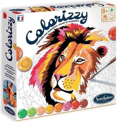 Immagine prodotto di Colorizzy Pittura per numeri - Leone e Giraffa