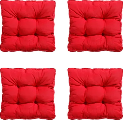 Produktbild von Madison - Sitzkissen Florance Panama rot - Ca. 47x47 cm - 4er-Set