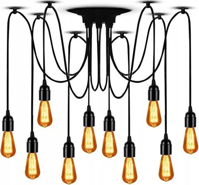 Image de Lampe Suspendue Toolight JDL-03 Spider 10 Black