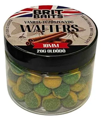 Productafbeelding van BritBaits Wafters, oplosbare muggenlokstof met vanillesmaak, 10 mm