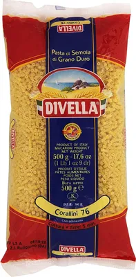 Produktbild von 5x Pasta Divella 100% Italienisch N° 76 Corallini 500 g