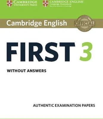 Produktbild von Cambridge English First 3. S.B. without answers