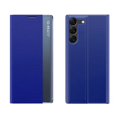 Zdjęcie produktu dla HQWear Nowe etui Sleep View do Samsung Galaxy S24 Plus, niebieskie