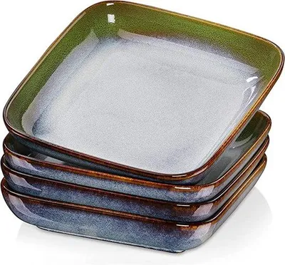 Immagine prodotto di Set da portata per zuppe e insalate, grande, bianco, adatto al microonde, lavabile in lavastoviglie