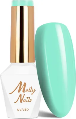 Obrázok produktu pre Molly Nails Yoghurt Passion Dessert Hybrid Nail Polish, bez HEMA/Di-HEMA, 8 g, č. 123