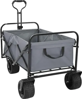 Immagine prodotto di Carrello Pieghevole Grigio 89 x 63 x 96 cm
