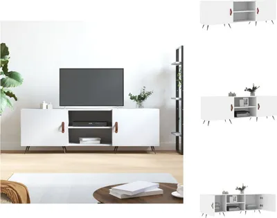 Produktbild von vidaXL TV-Schrank Weiß 150x30x50 cm Holzwerkstoff -  TV-Möbel