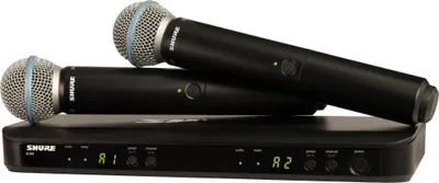 Obrázok produktu pre Shure BLX288E/SM58-H8E - wireless system with receiver and two SM58