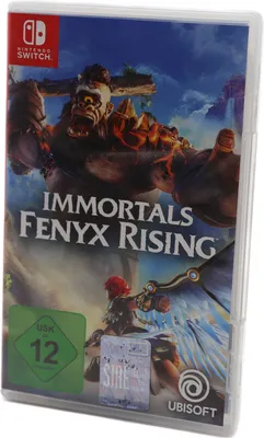 A Nintendo Switch game case for Immortals Fenyx Rising.