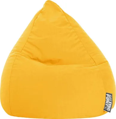 Produktbild von Sitzsack BeanBag Easy XL 110 x 70 cm,  Gelb Bbxl