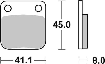 Produktbild von BREMBO Bremsbeläge Paar CC 07HO0906 Organisch