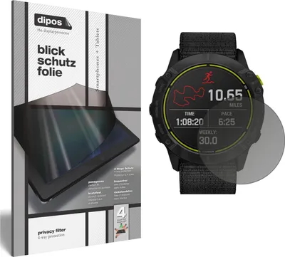 Produktbild von Blickschutzfolie für Garmin Enduro Smartwatch matt Schutzfolie Folie Display Schutz dipos