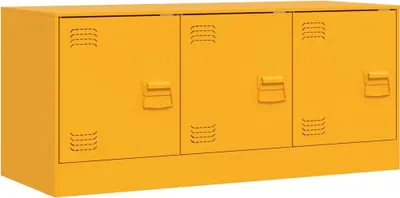 Obrázek produktu pro vidaXL TV skříňka hořčicově žlutá 99x39x44 cm ocelová