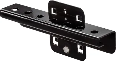 Produktbild von Bit-Halter für Lochplatte | HxB 3,5x15cm | Tiefschwarz