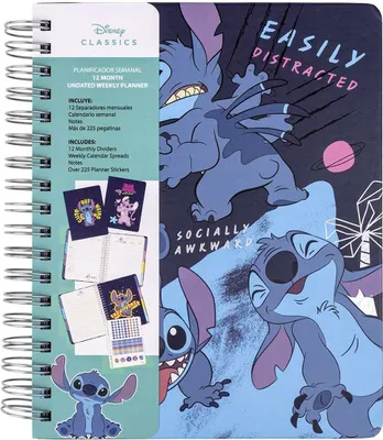 Obrázok produktu pre Lilo & Stitch Wochenplaner mit Sticker Stitch Easily Distracted