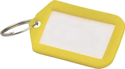Image de Lot de 5 portes-étiquettes, jaune, 49.5x29mm - THIRARD