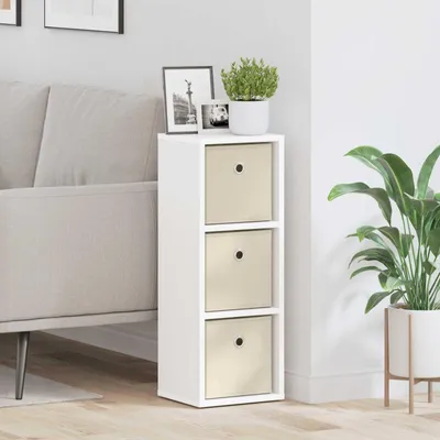 Produktbild von vidaXL Sideboard mit Schubladen Weiß 25,5 x 22 x 69,5 cm