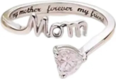 Immagine prodotto di INF Bellissimo anello per la mamma per la festa della mamma Argento 19 mm