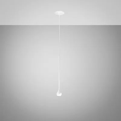 Productafbeelding van URSULA SP/I Witte hanglamp – Inbouw hanglamp, LED 5W, 3000K, 255lm, 24° lichtbundel, aluminium frame, IP20 – Gea Luce