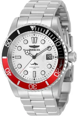 Obrázek produktu pro Invicta Pro Diver 50830, pánské hodinky - quartzový strojek, nerezová ocel se stříbrným ciferníkem, průměr pouzdra 42 mm