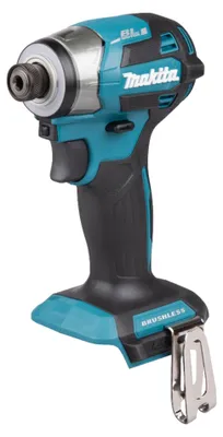 Zdjęcie produktu dla Makita DTD173Z, Sterownik udarowy, Uchwyt pistoletowy, 1/4", Czarny, Niebieski, 3600 RPM, 1100 RPM