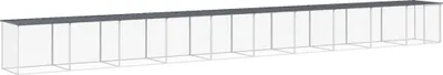 Obrázek produktu pro Klec pro kuřata se střechou antracitová 1 003 x 98 x 90 cm ocel