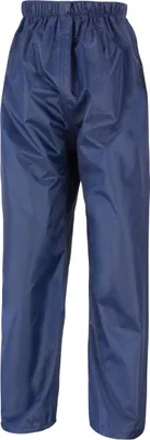 Produktbild von Result Core Stormdri Kinder-Regenüberhose BC2052 (9-10 Jahre) (Dunkelblau)