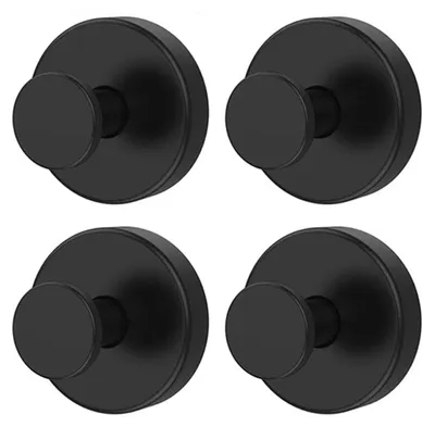 Image de Crochets à ventouse noirs - Set de 4 - Réutilisables et sans perçage