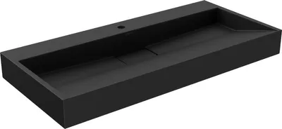 Obrázek produktu pro Mexen Ava umyvadlo na desku z konglomerátu 1/O 100 x 46 cm, Černá - 23011071