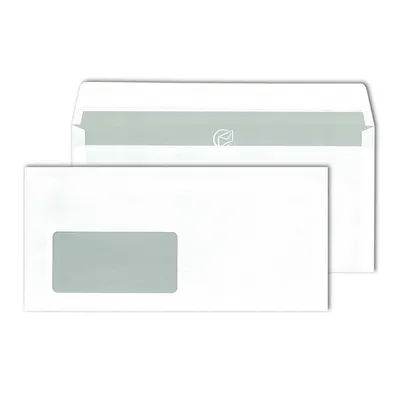 Produktbild von mayer-network 30005367 Briefhülle - C6/5, weiß, haftklebend, Innendruck, 80 g/qm, 500 Stück