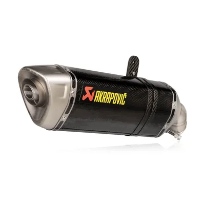 Imagen del producto de Escape deportivo Akrapovic, tipo "Slip-On", de fibra de carbono, para Kawasaki Ninja ZX-4R
