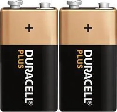 Produktbild von DURACELL Alkaline Batterie "PLUS POWER" E Block 9V 2er