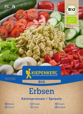 Produktbild von Kiepenkerl  Keimsprossen-Saat Erbse Pisum sativum 50 g