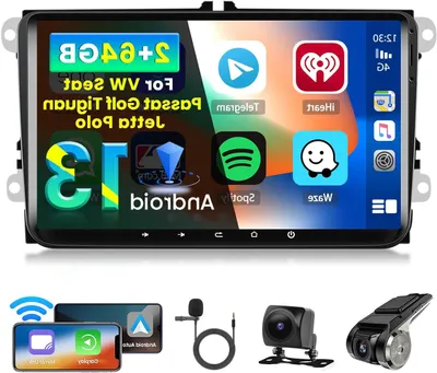Immagine prodotto di Sistema audio per auto - Autoradio - Sistema multimediale - Sistema di navigazione - Android Auto - Schermo touchscreen da 9 pollici